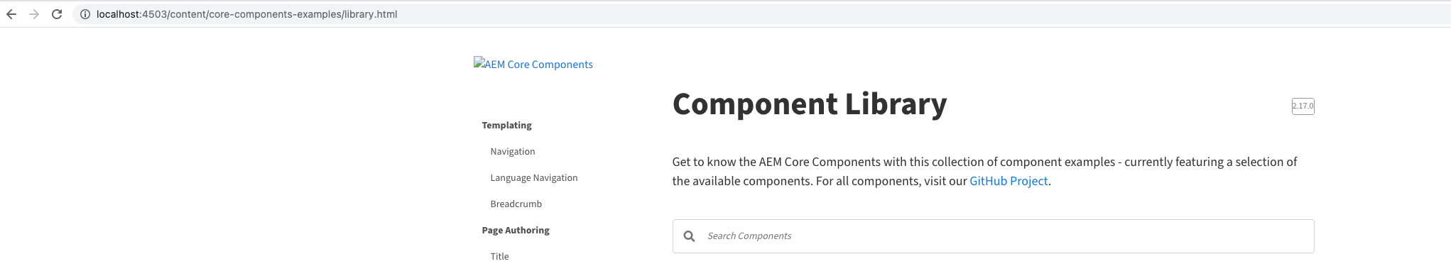 Components Library logo does not show up on publish instances after ...