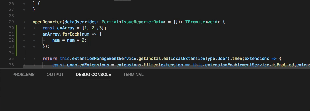 "Log points not supported for this debug type" shown when using ...