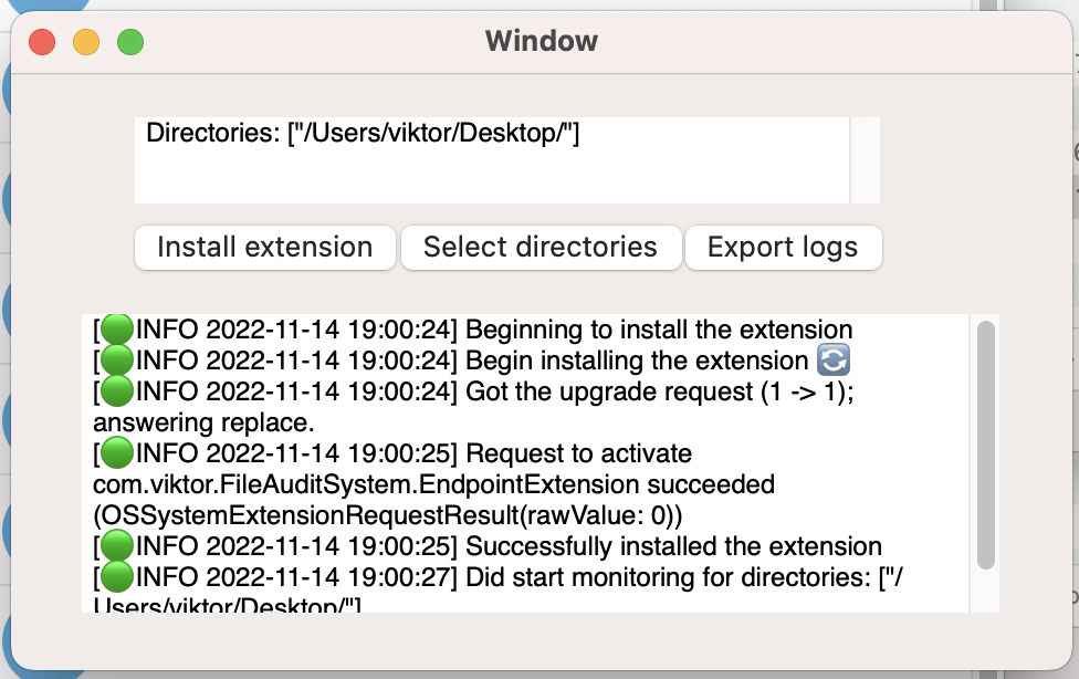 GitHub fisher999/FileAuditSystem Implements files monitor with Apple