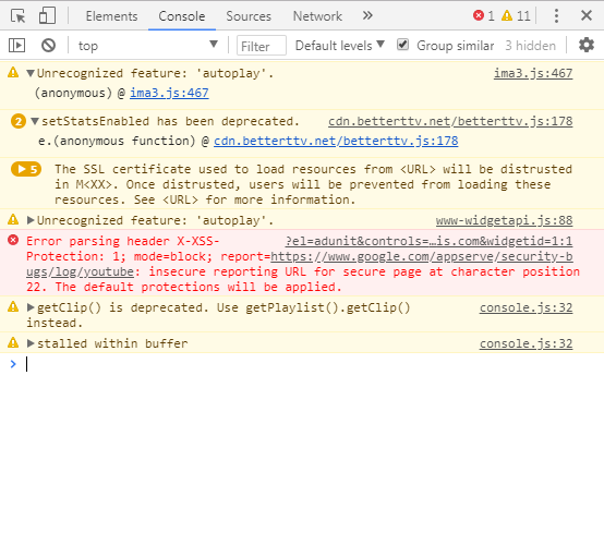 error