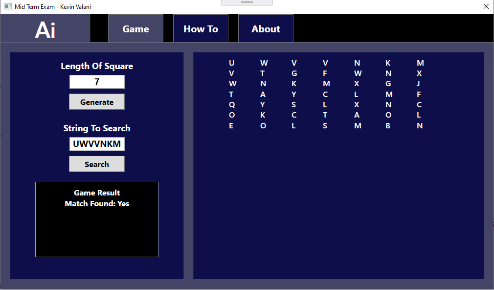 GitHub - valanikevin/Word-Search-Game: Algorithm To Search Word In 6 ...