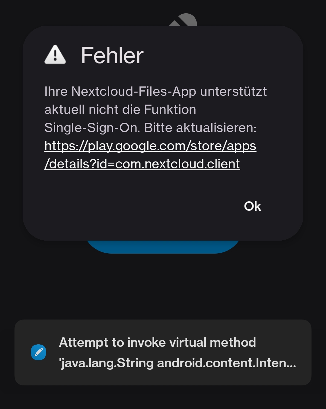 Can't connect to an account · Issue #1614 · nextcloud/notes-android ...