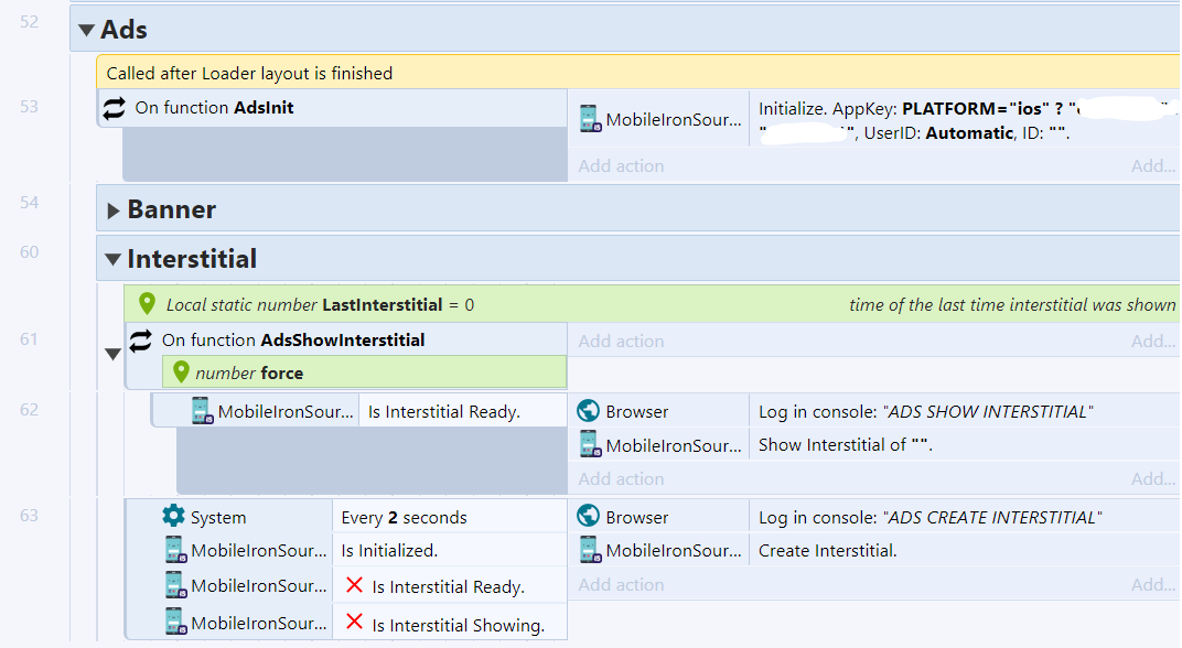 IronSource+AppLovin ads stop showing on Android · Issue 331 · Chadori/ConstructMaster