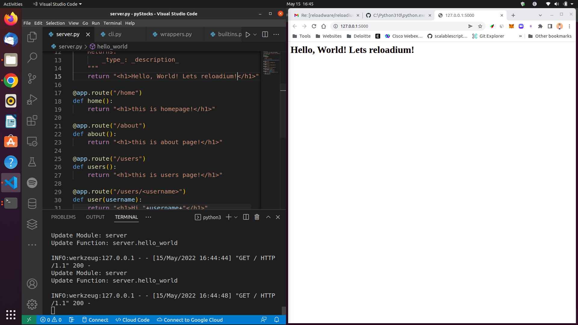 python310 ' is not executable. is it the python... C:\Python310\python.exe: No module named reloadium.flask_test · Issue ...