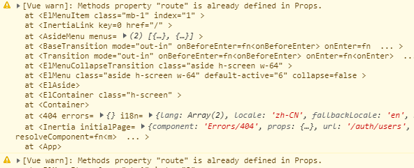 [Bug Report] Menu component warning prompt · Issue #3994 · element-plus ...