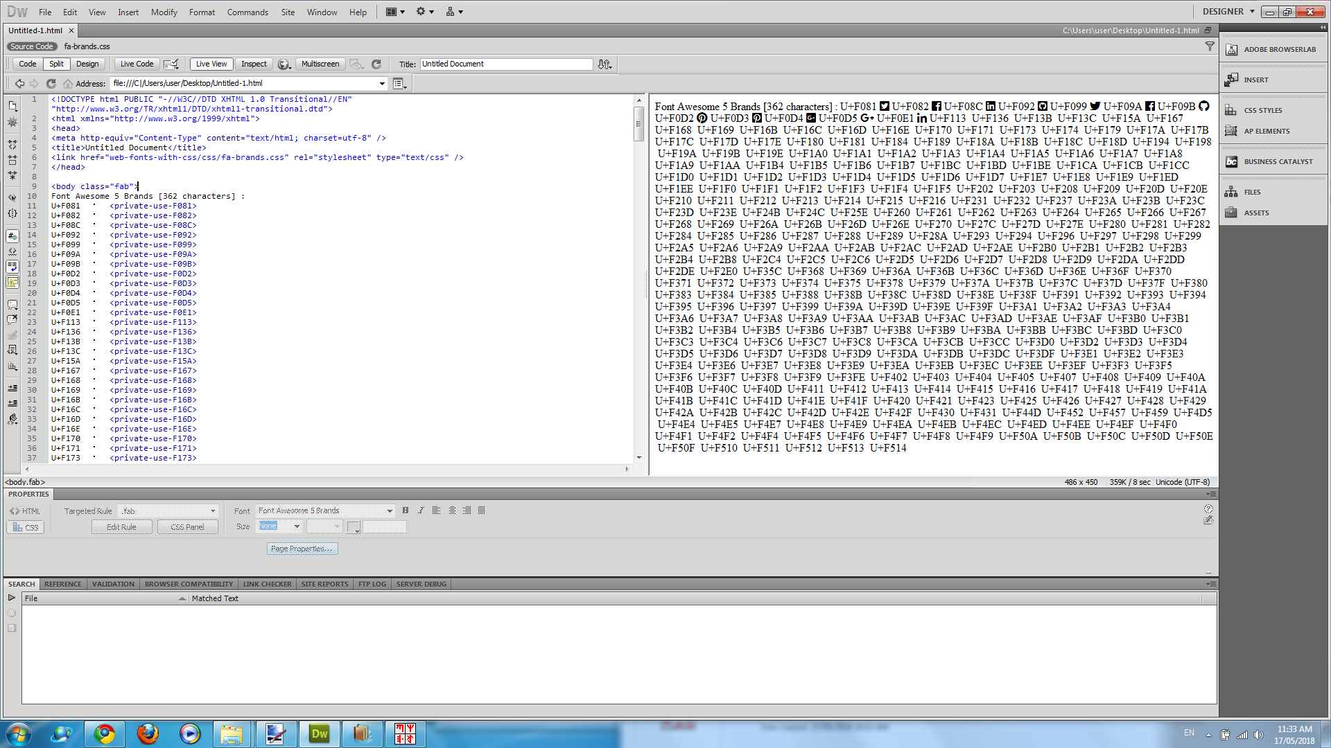 webfont cs5