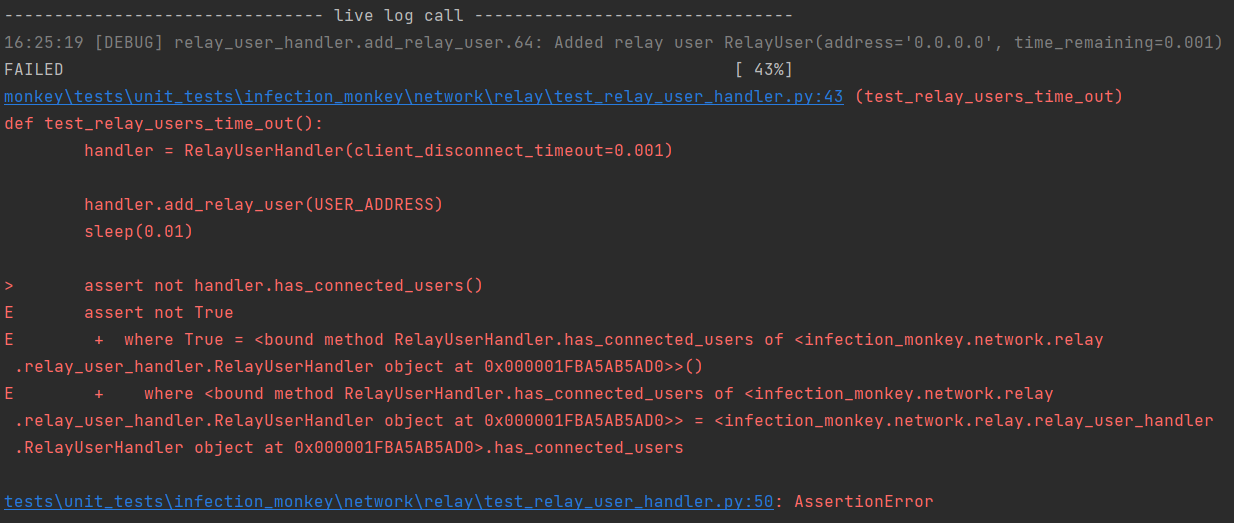 Minor unit test improvements · Issue #3096 · guardicore/monkey · GitHub