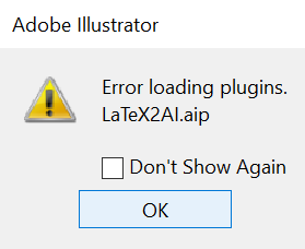 Error loading plugin · Issue #21 · isteinbrecher/latex2ai · GitHub