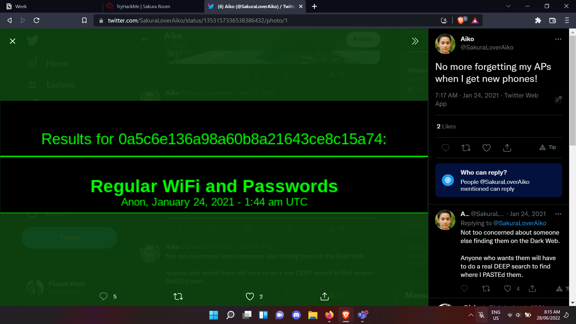 CSOC InfoSec Week 2 · GitHub