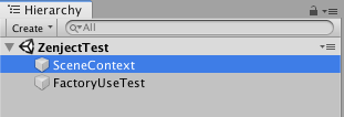 ZenjectTestSceneHierarchy