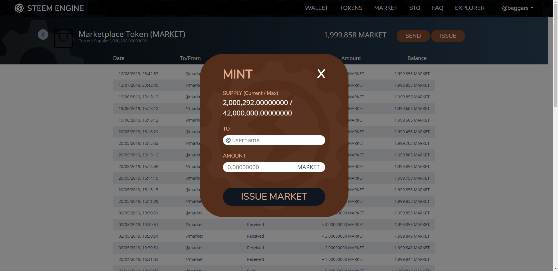 Hive Engine Token Feature: Token issue functionality · Issue #90 · hive-engine/steem ...