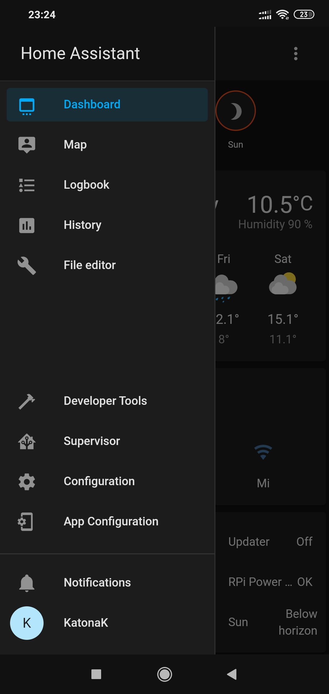 Default dashboard missing in Android app menu · Issue #1112 · home ...