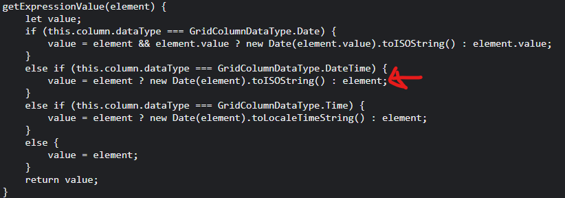 Incorrect format in column of type DateTime · Issue #11463 · IgniteUI ...