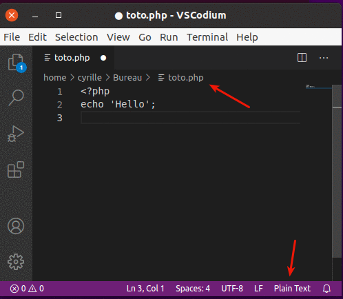 Php language is not recognized (codium 1.54.3 Ubuntu 20.10) · Issue ...