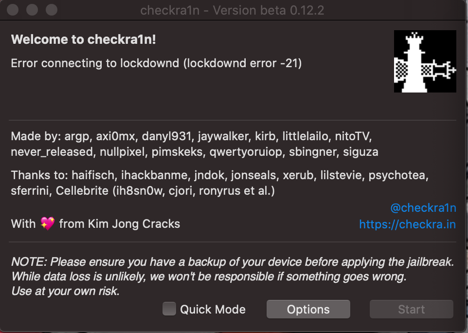 Error · Issue #1984 · checkra1n/BugTracker · GitHub
