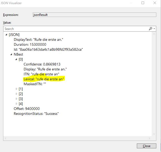 How to remove punctuation issue 667 azure samples cognitive 