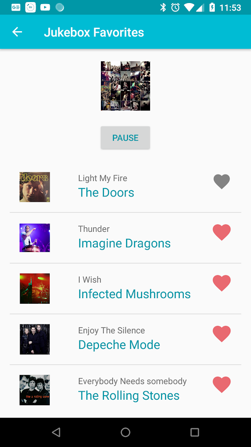GitHub talikanevski/Jukebox App Jukebox designed for Android Basics