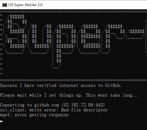 Error getting response from the github · Issue #48 · brett8883/DJI ...