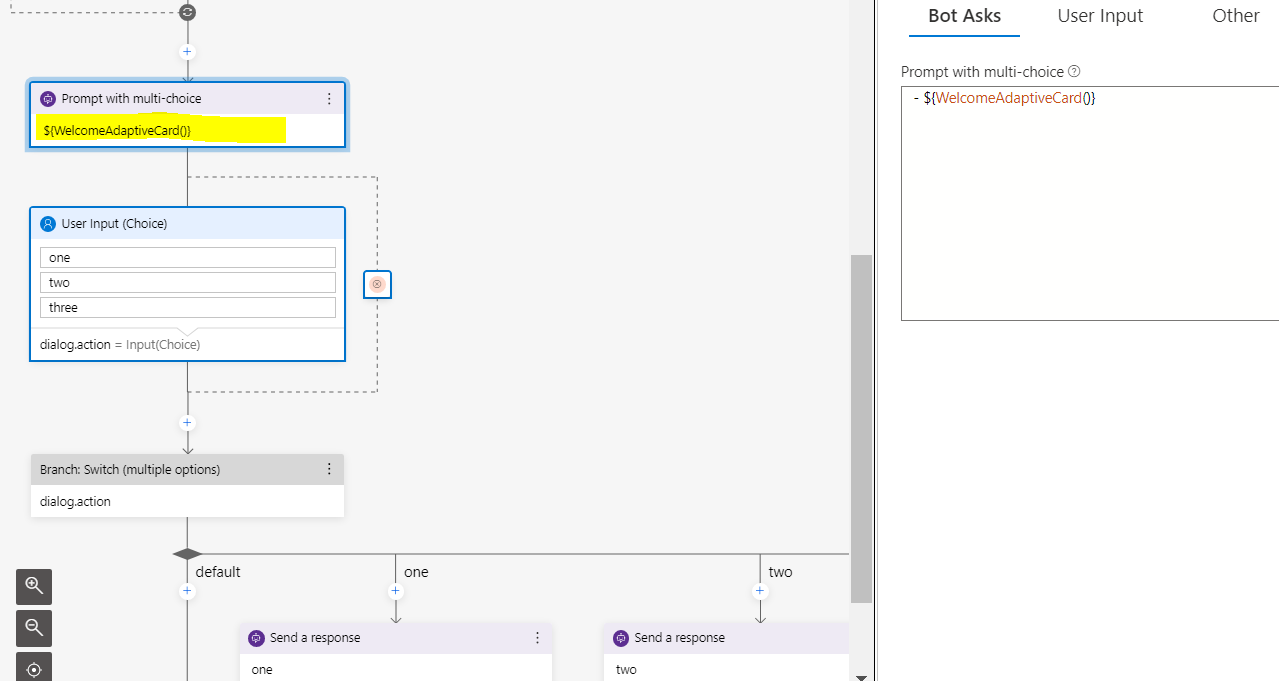 calling adaptive card inside multichoice prompt · Issue #6421 ...