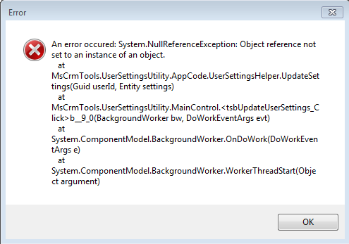 NullReferenceException · Issue #22 · MscrmTools/MsCrmTools ...