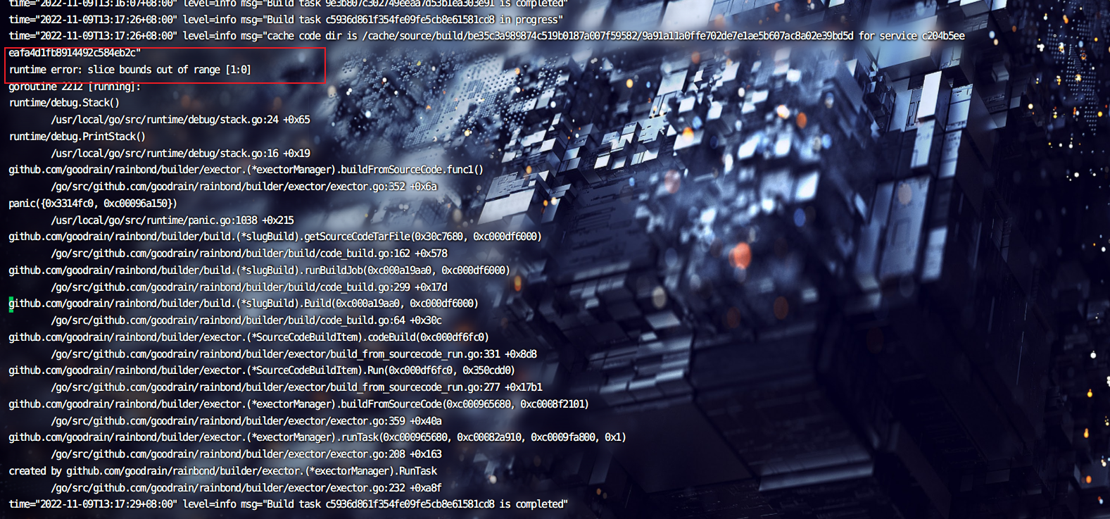 根据源码构建问题-切换分支构建报错 · Issue #1429 · goodrain/rainbond · GitHub