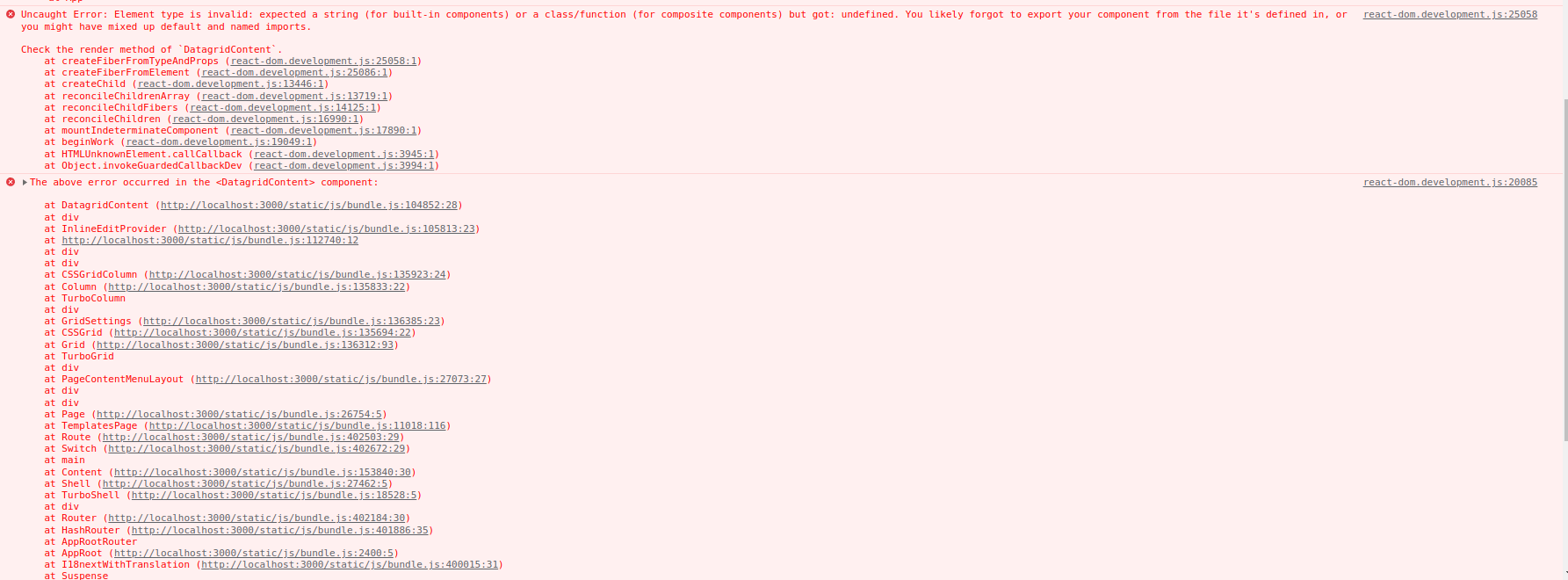 DatagridContent element type is invalid · Issue #2610 · carbon-design ...