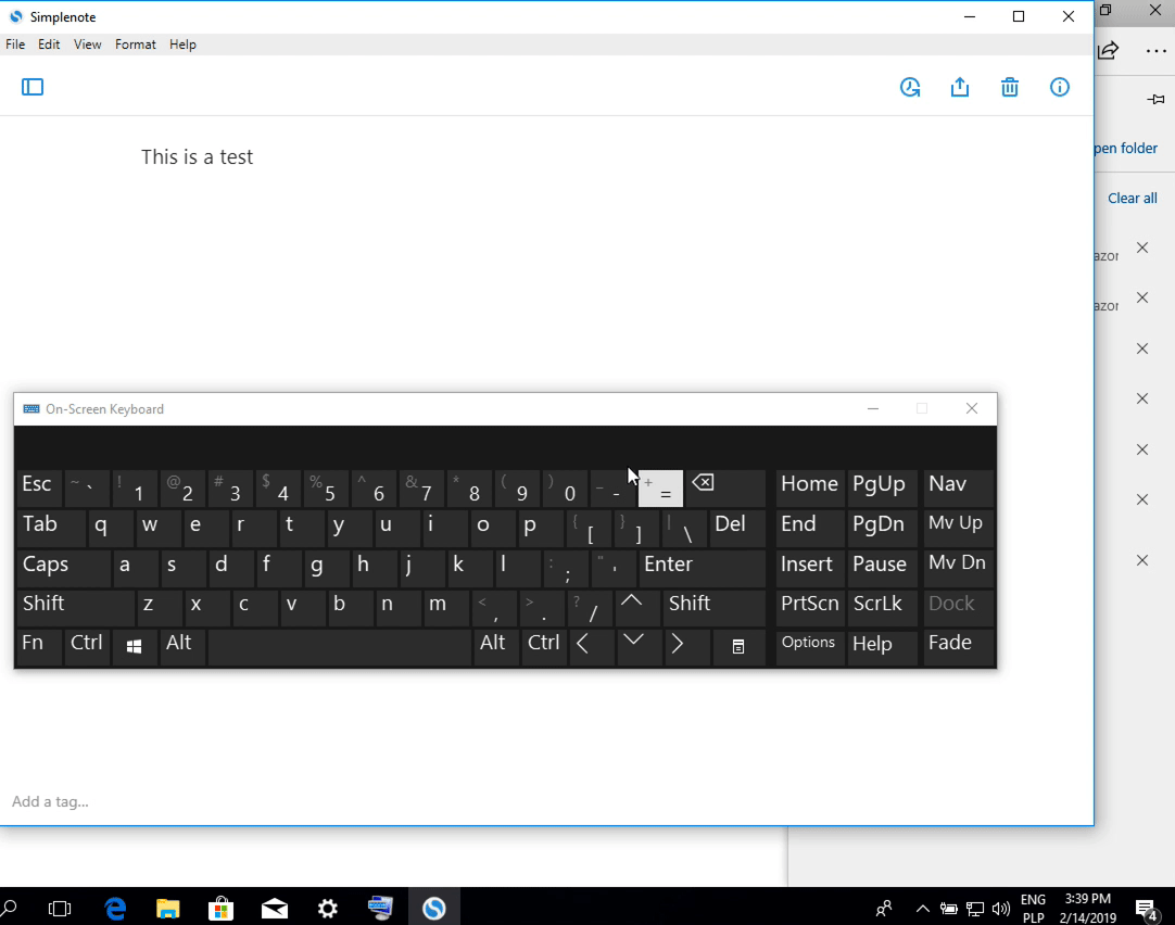 Conflict between Polish character “ć” and checklist keyboard shortcut