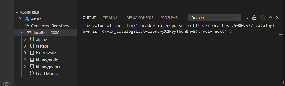 Registries: Unable to scroll down beyond 1st page of Images · Issue ...