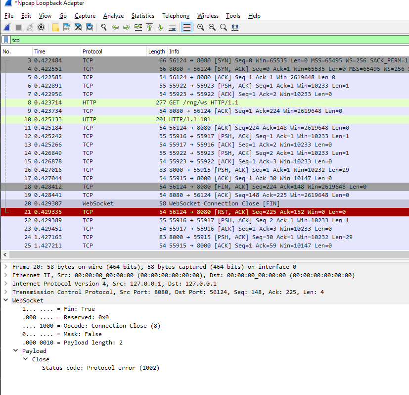 libwebsockets client v3.1.0 disconnect with error · Issue 1650