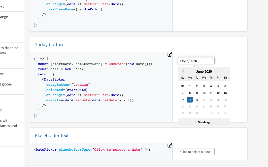 Today button - when today is not selectable · Issue #2189 · Hacker0x01 ...
