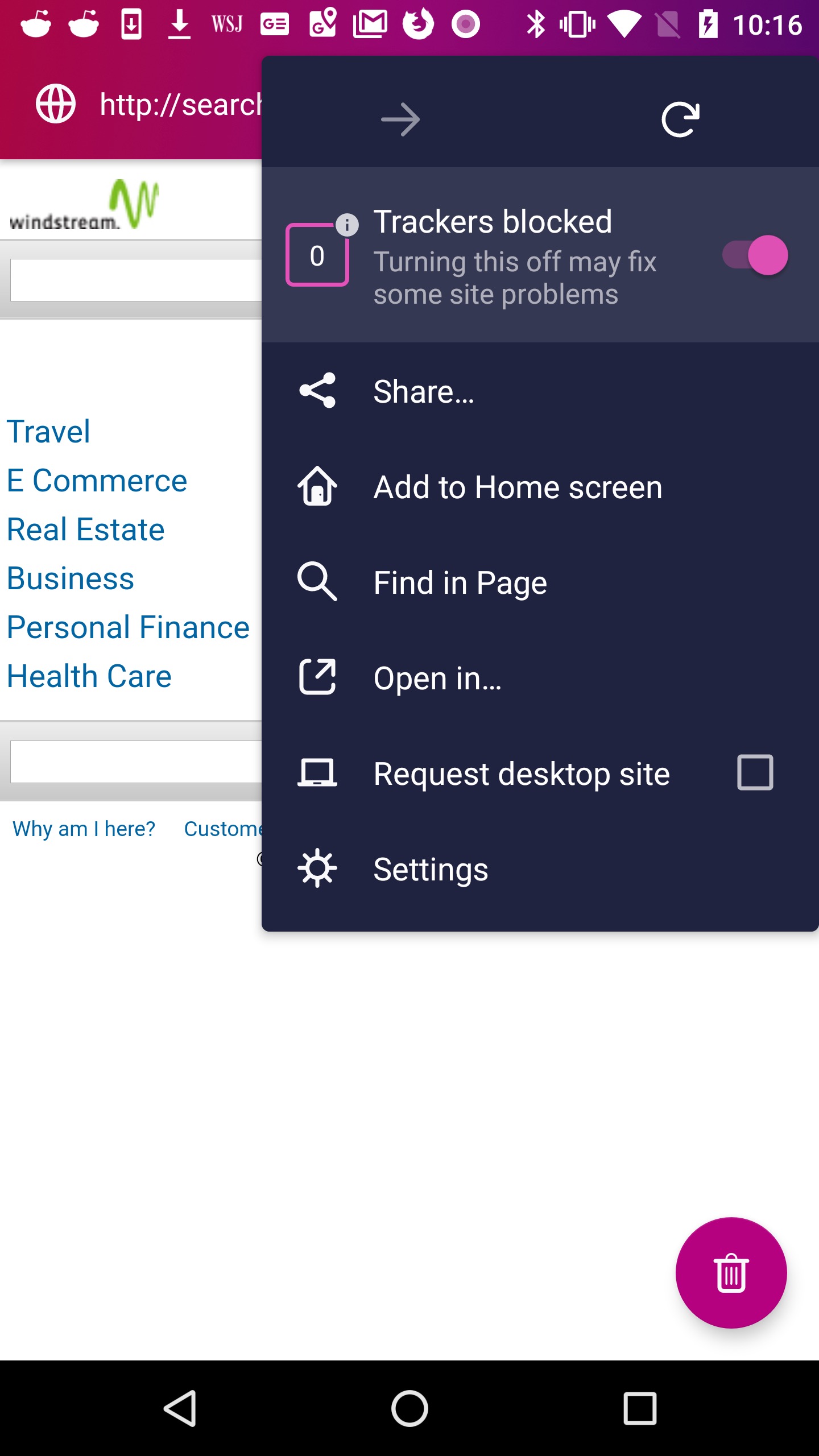 screen