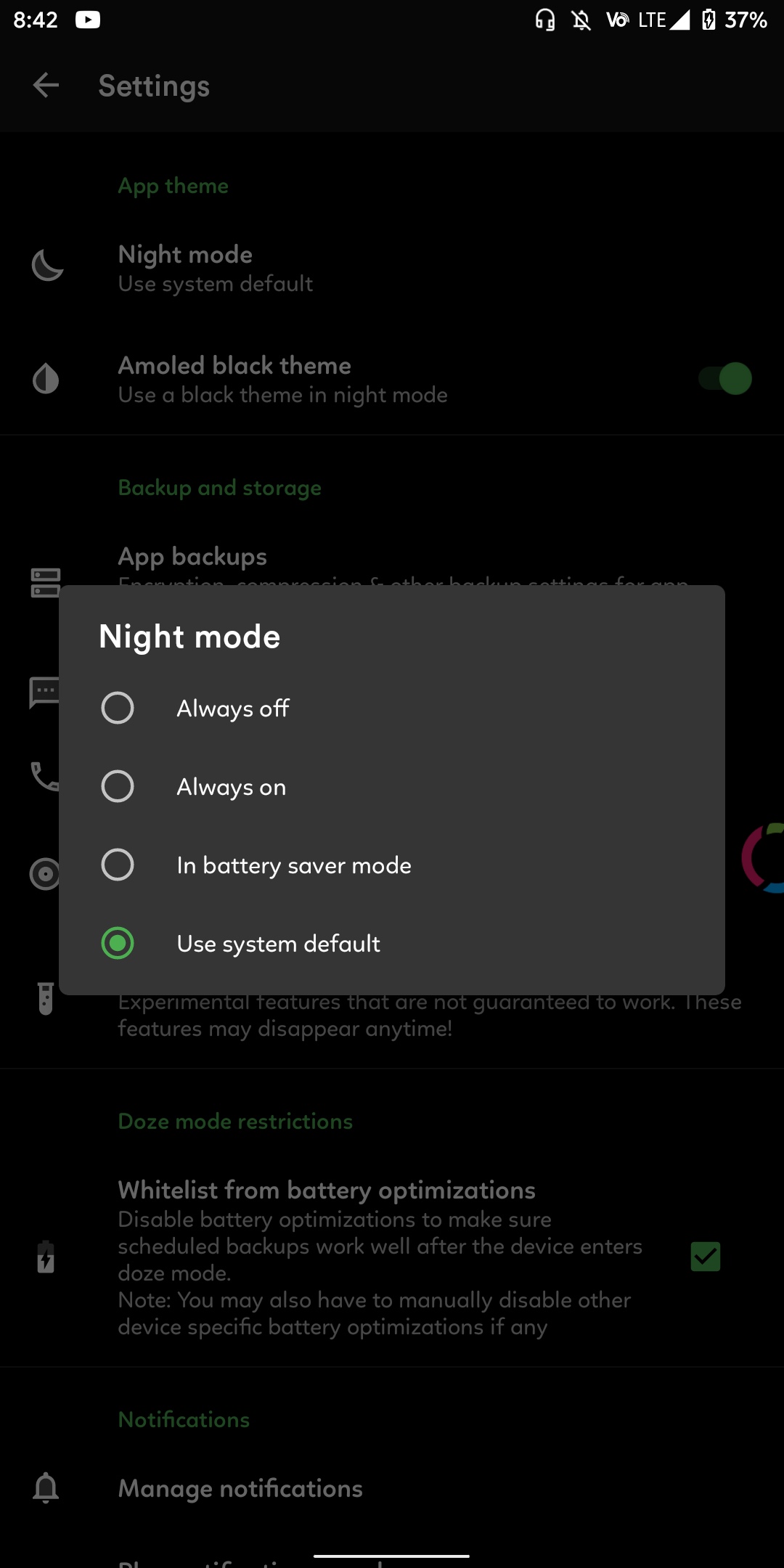 Android Q auto dark mode · Issue #3807 · TeamNewPipe/NewPipe · GitHub