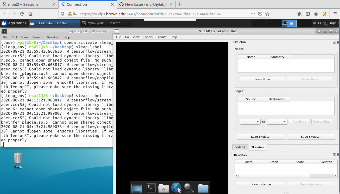 Problem with GUI · Issue #393 · talmolab/sleap · GitHub