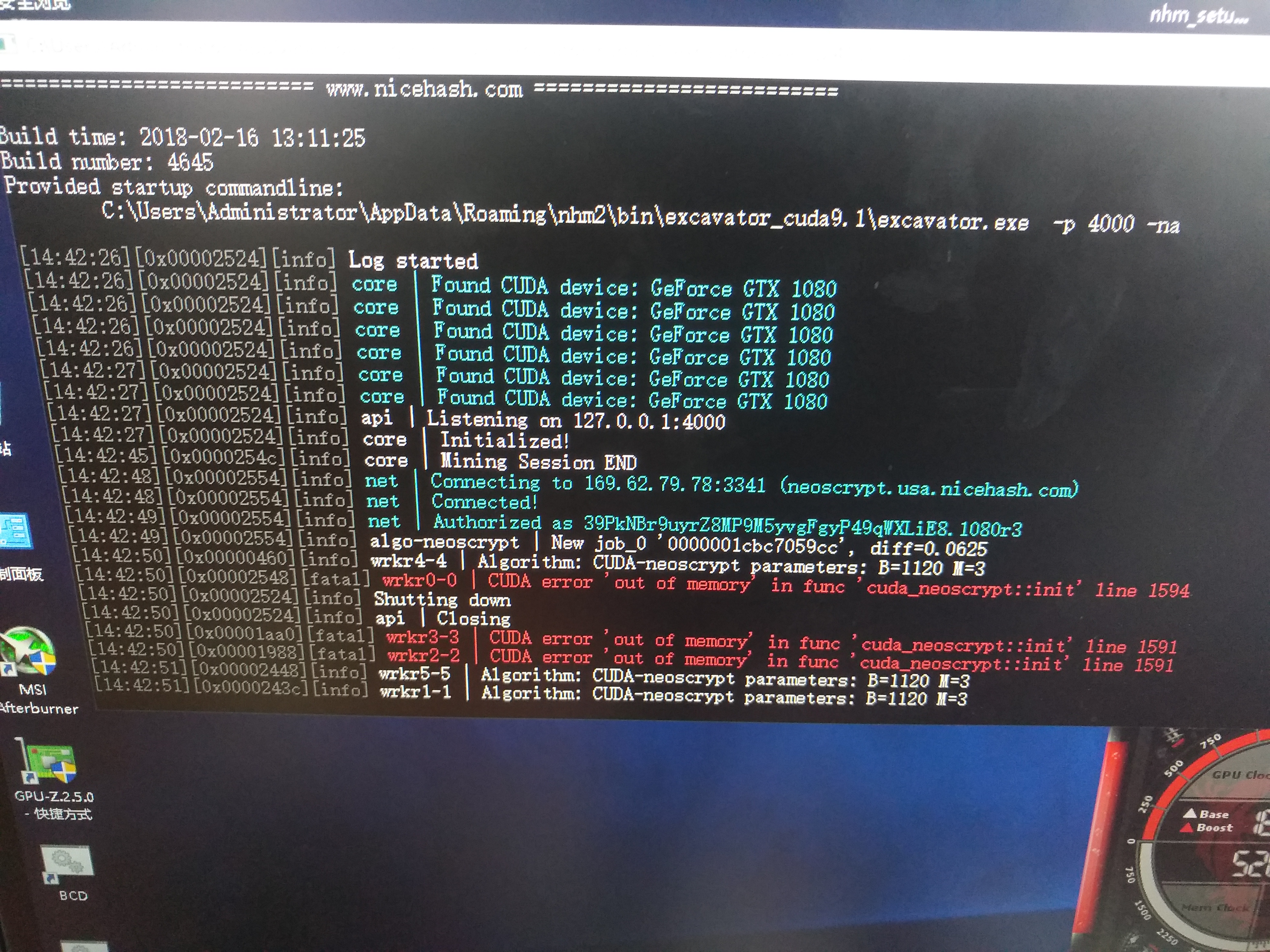这个是什么原因？ · Issue #1056 · nicehash/NiceHashMiner · GitHub