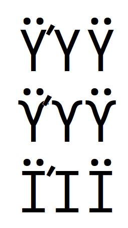 Upsilon Capital Math Capital Upsilon and Iota with combining acute & diaeresis broken under ...