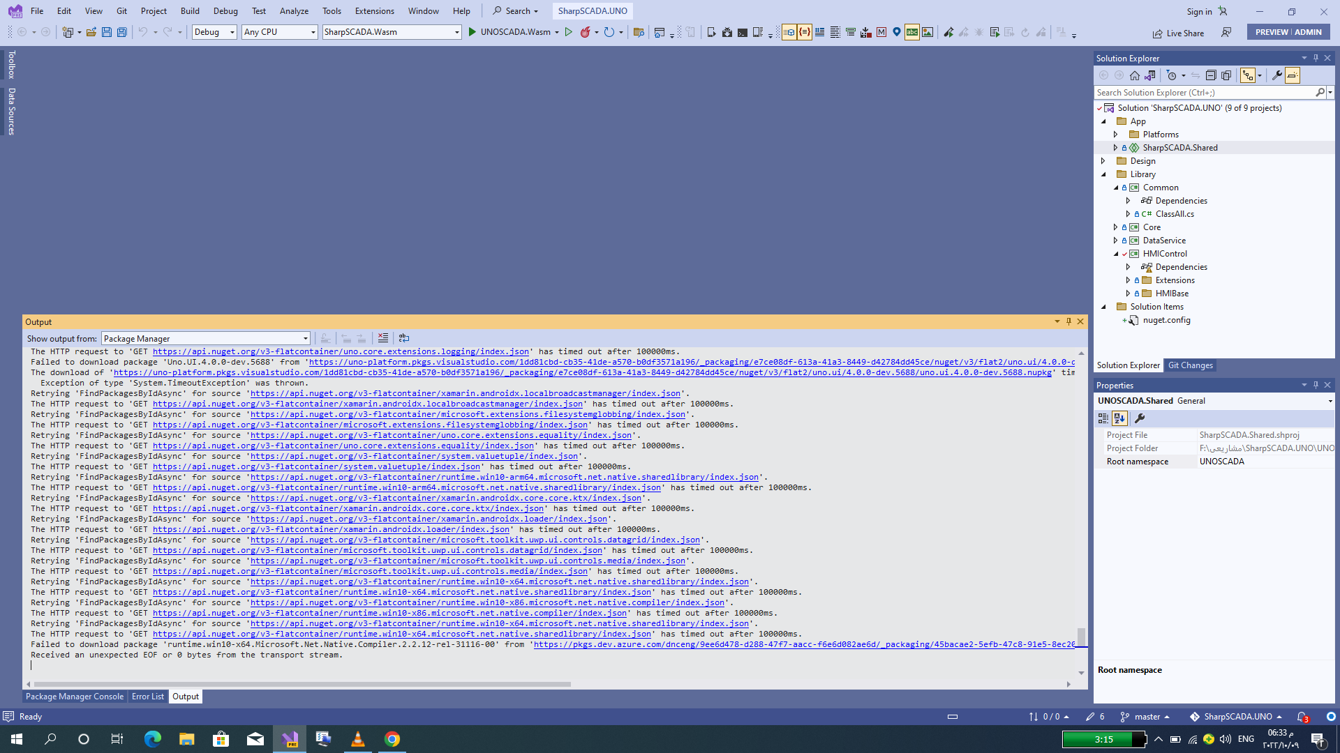 NuGet not working to uno · Issue #10101 · unoplatform/uno · GitHub