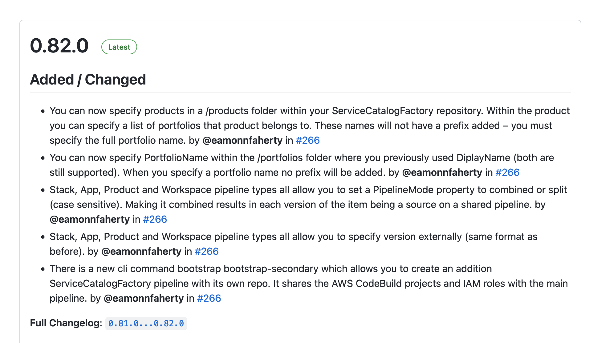 Service Catalog Factory MultiRegion deployment failed using latest