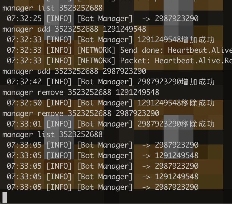 manager指令不判断重复且remove有add操作 · Issue #67 · mamoe/mirai-console · GitHub