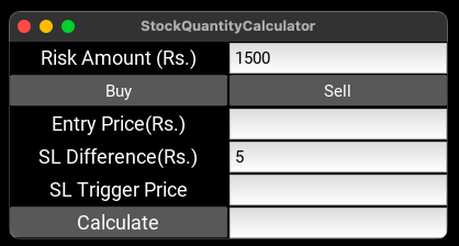 GitHub - amlanpatra/stock-quantity-calculator