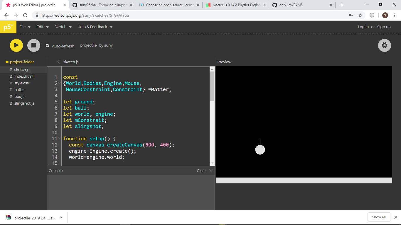 GitHub suny25/BallThrowing It is a simple project done with the