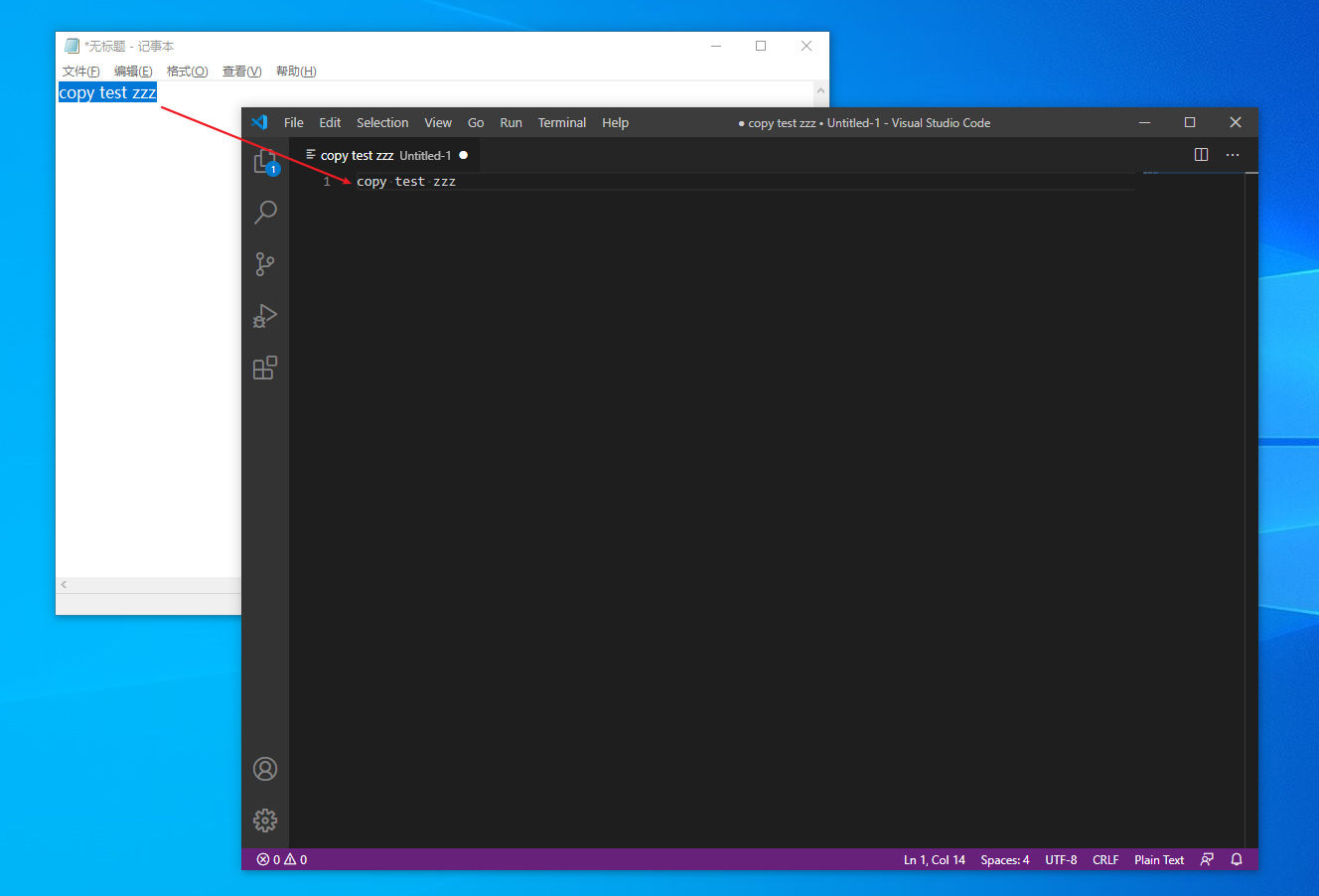 The text in VScode cannot be copied to other software · Issue #110538 ...