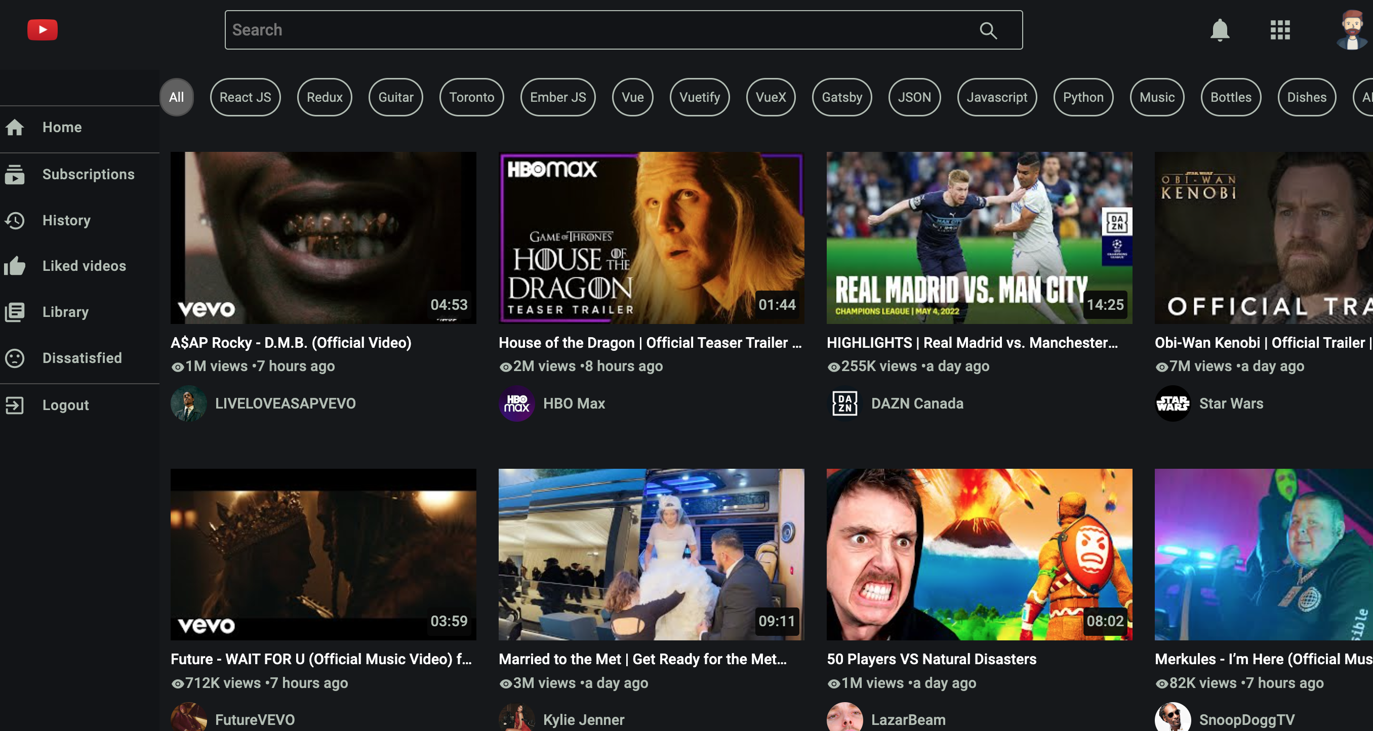 GitHub - RJCB/react-youtube-clone: Youtube clone built using React JS