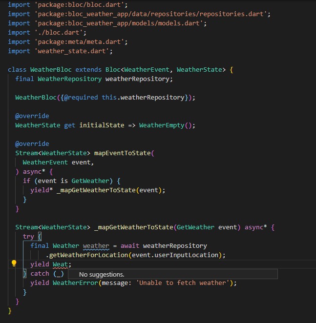 vscode autocomplete error
