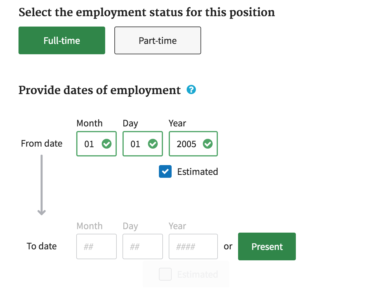 Time period of additional employment activities should not overlap main