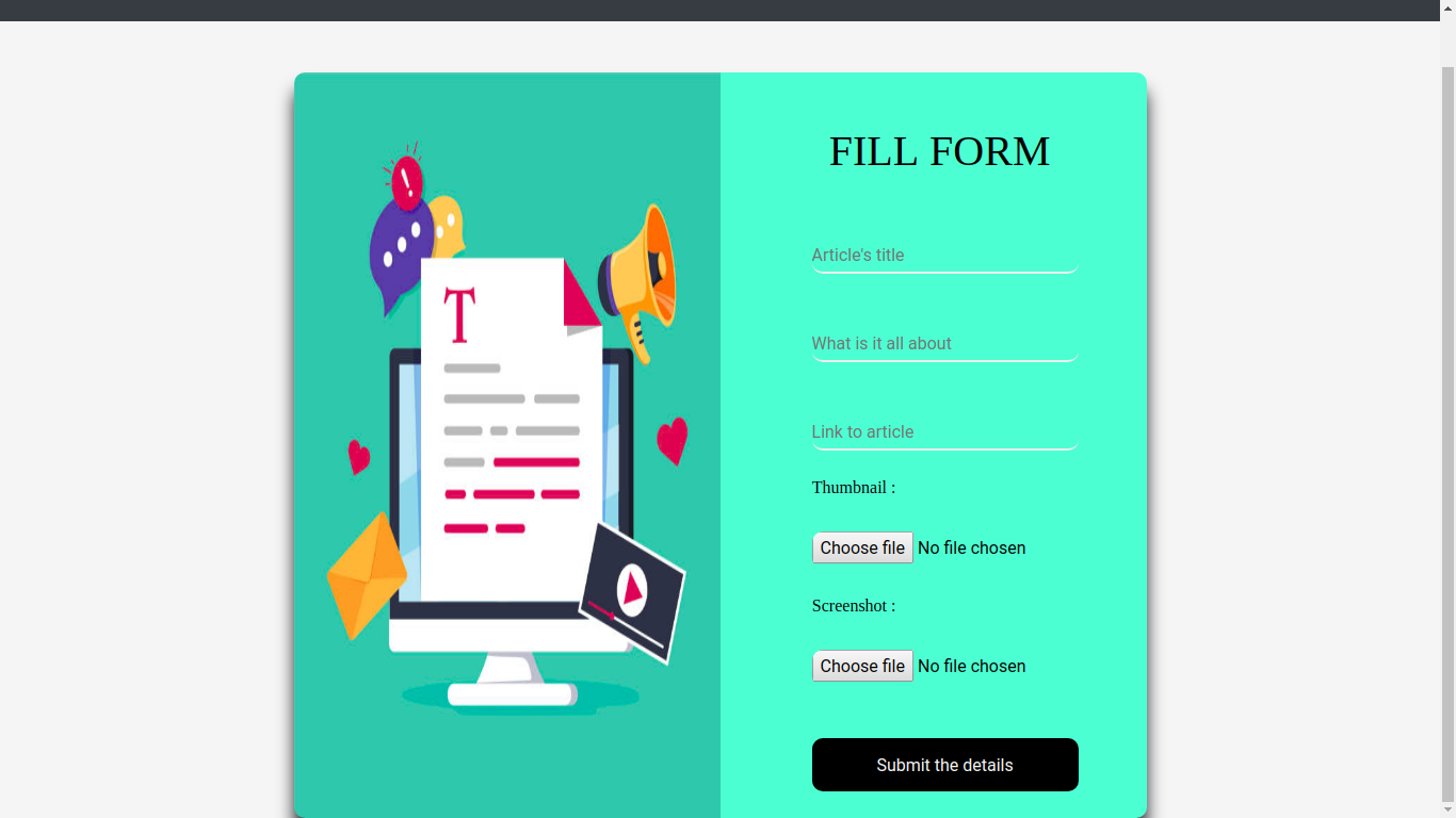 GitHub Ayush246 Article Sharing Website using Django Html and Css An