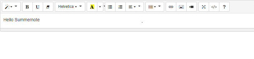 Bootstrap Summernote bootstrap-11 - Codesandbox