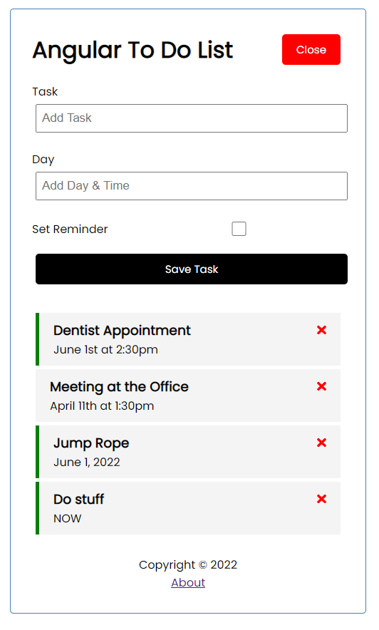 GitHub - ldvhaase/ng-todo: Todo List - Angular 13 MEAN stack · GitHub