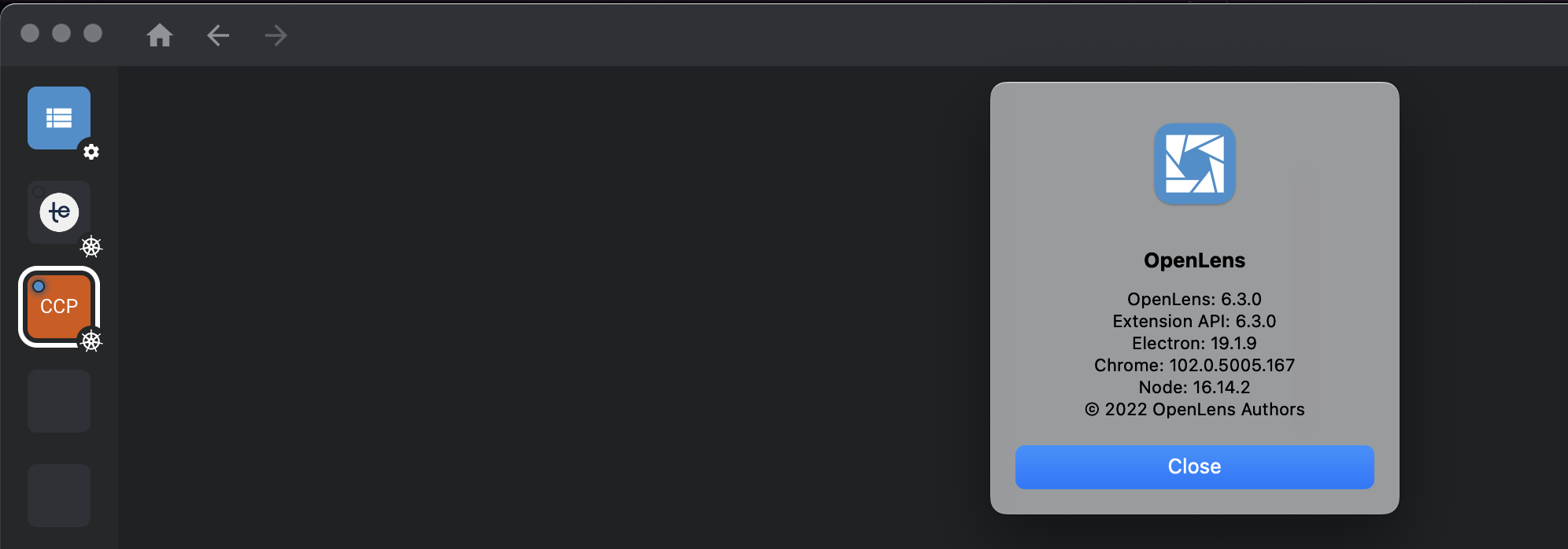 v6.3.0 connected but nothing shown because of kubectl not downloaded