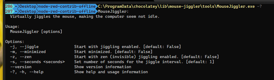 command line minimize · Issue #39 · arkane-systems/mousejiggler · GitHub
