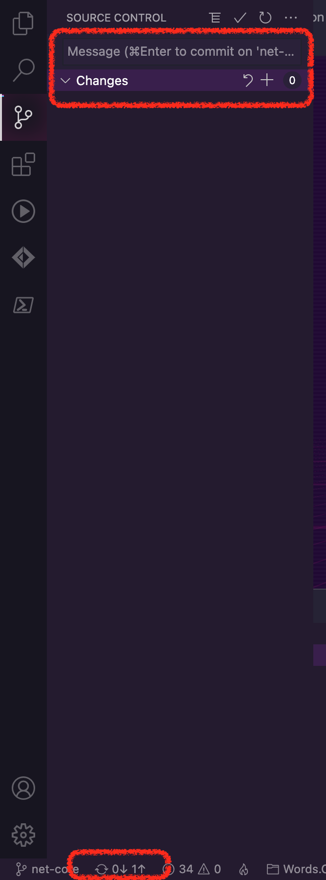 Add push/pull buttons in source control area · Issue #132330 ...